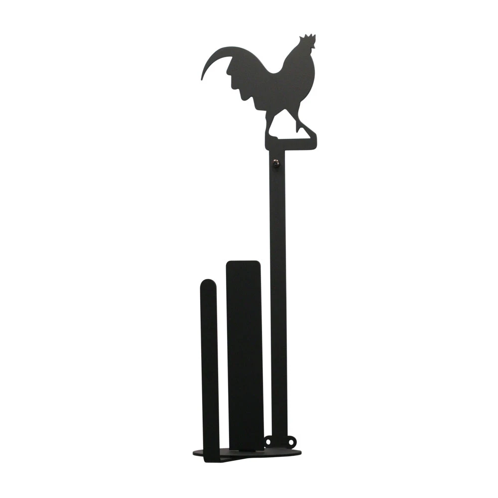 

Village Wrought Iron Rooster - Paper Towel Holder Holder Wall Mount