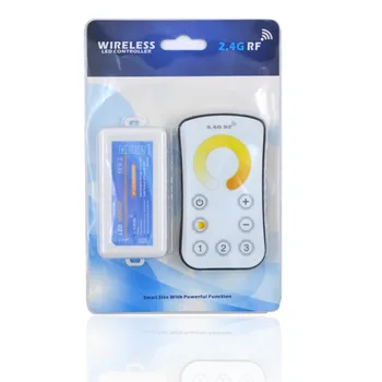 

DC12V~24V LED Strip Controller RF 2.4G Wireless Touching LED WW/CW adjust color temperature/RGB /RGBW /dimmer Remote LED CONTROL