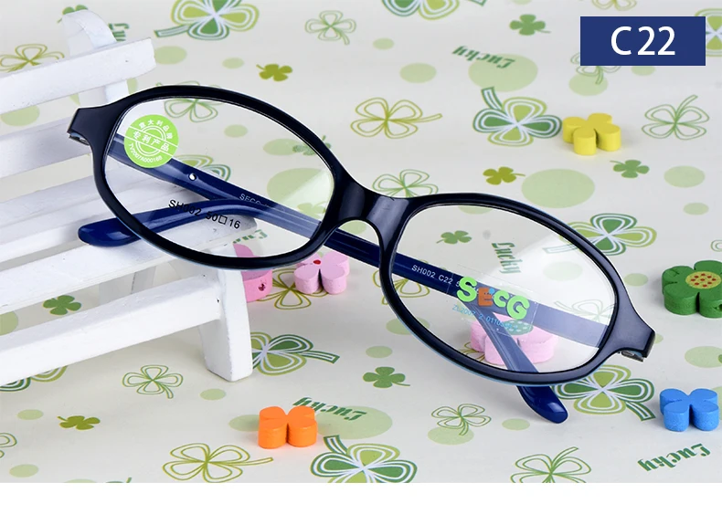 SECG сплав круглая рамка для детских очков жесткая пружинная петля детские очки в оправе оптические очки по рецепту