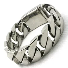 25 мм 171 г полировка крутой браслет в байкерском стиле 316L из нержавеющей стали мужской браслет наивысшего качества