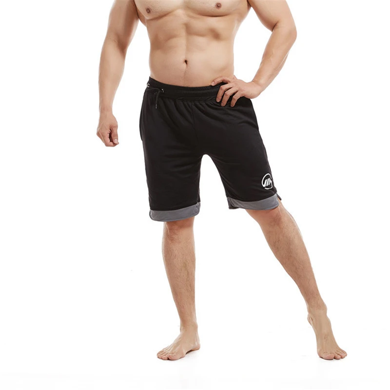 Мужские летние тонкие шорты для спортзала, фитнеса, бодибилдинга, бега, мужские короткие штаны длиной до колена, дышащая сетчатая спортивная одежда