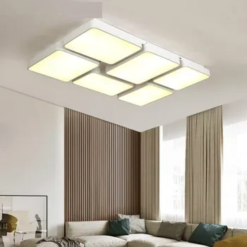 

Library Class Room Led Ceiling Light Commercial Lighting For Living Room Study Large Black & White Led Ceiling Lamp Luminaire