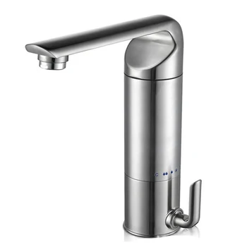 

NEW electric instant tankless hot water tap 3000w stainless steel electric heating faucet Kitchen Water Heating Heater