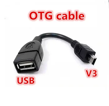 

USB 2.0 to Mini USB Cable Adapter 5P OTG V3 Port Data Cable For Car Audio Tablet For MP3 MP4