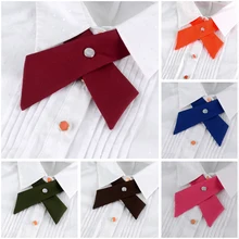 OnnPnnQ, модный, новинка, для женщин и мужчин, удаляет аксессуары, Одноцветный, крест на шее, галстук, красочные украшения, вечерние, галстук для мужчин и женщин