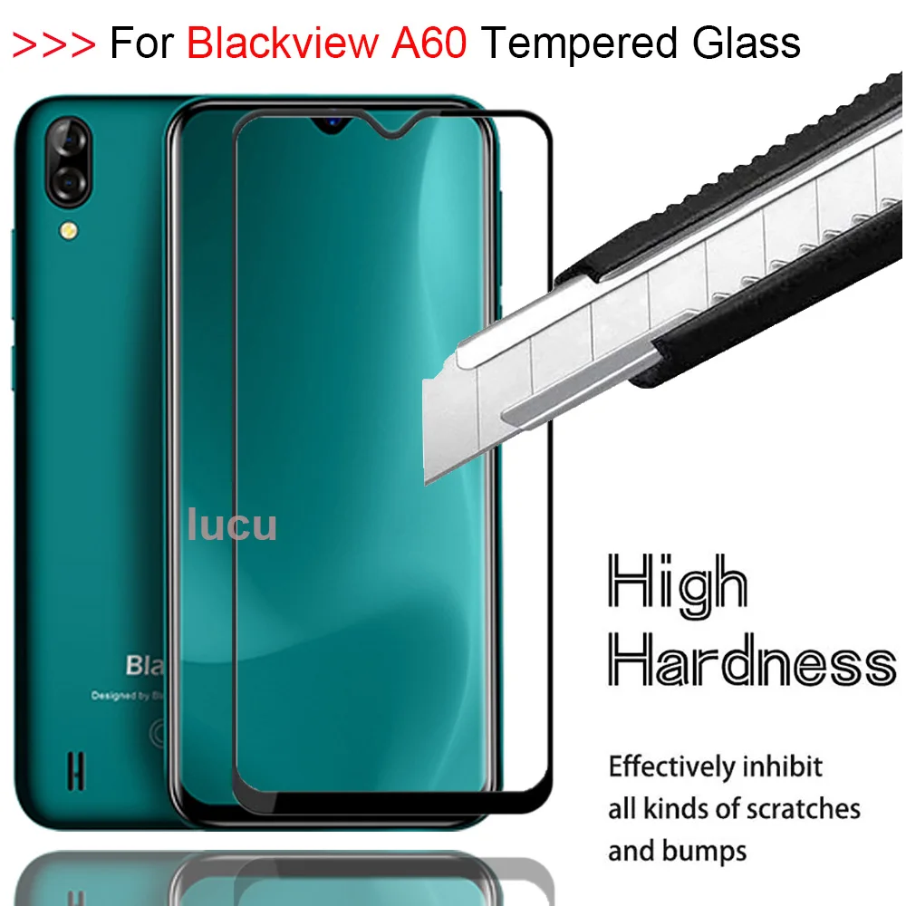9H полное покрытие закаленное стекло для BlackBerry A60 антибликовое Защитное экрана