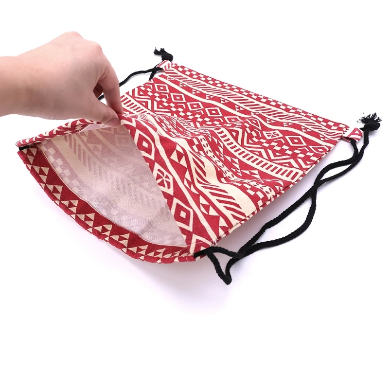 New Women Fabric Backpack Drawstring Bags Woman Bohemian Boho Chic Ethnic Tribal Aztec Ibiza Ibiza Brown