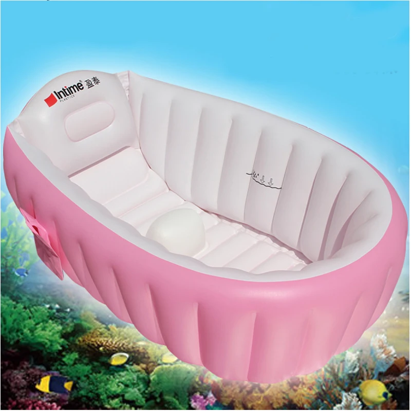 2019 Портативный Надувная Детская ванночка детская Ванна утолщение ванночка для детей Детская ванна малышей плавание ванна бассейн стул
