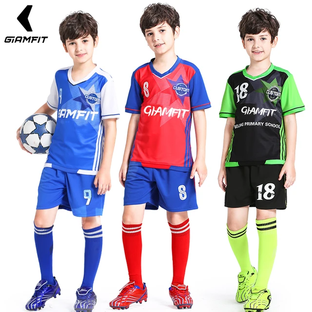 Kids Jerseys Soccer Suits for Boy Chandal Futbol Uniforms Football Kits