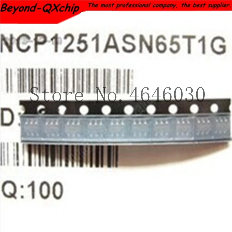 Бесплатная доставка 100 шт./лот NCP1251ASN65T1G NCP1251 PWM CTLR OCP защелка задняя крышка отличное
