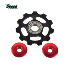 Hot Road Bicycle MTB Mountain Bike Rear Derailleur Aluminum Alloy 11 Teeth Guide Roller Idler Bearing Pulley Jockey Wheel Parts