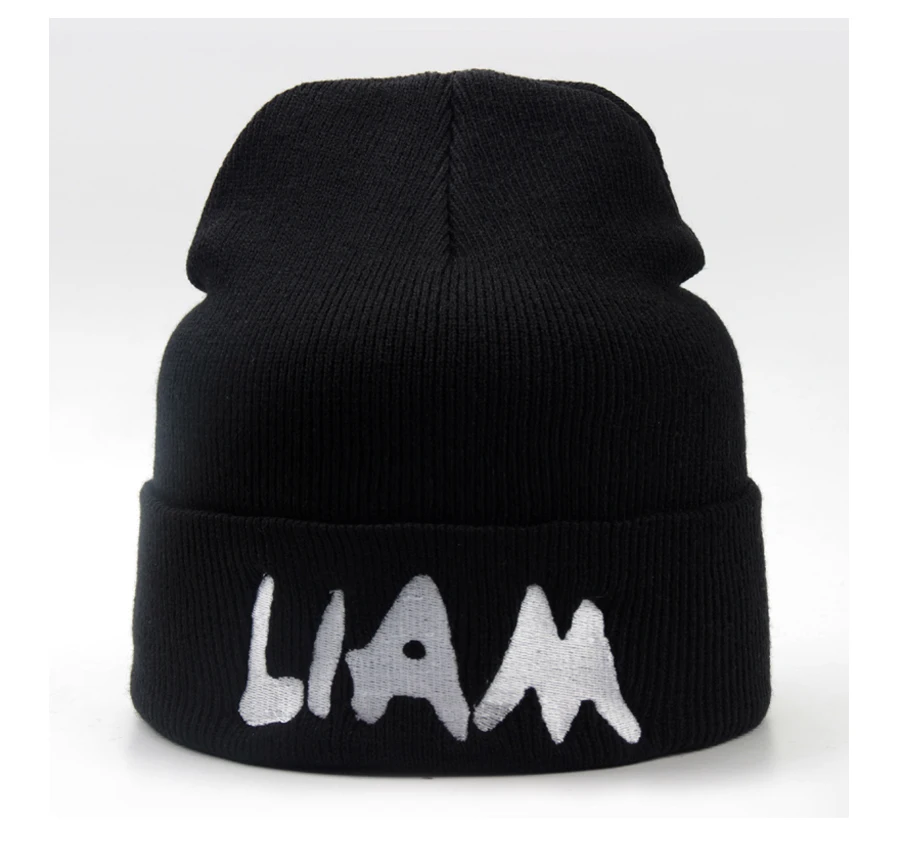Acrylic Unisex Beanies For Men Embroidery HARRY Hip Hop Knitted Hat Outdoor Skiing Hat For Women Winter Warm Skullies Gorros (8)
