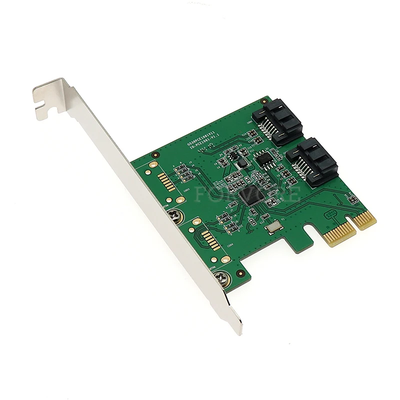 Raid-плата 2 Порты SATA 6 г PCI Express контроллер карта PCI-e SATA III 3,0 конвертер PCI низкий кронштейн SATA3.0