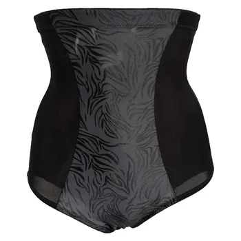 

2pcs Plus size Waist Trainer Brief High Waist Anti-slip Silicone Sexy Brief for female Women Underwear lingerie Gift BS006