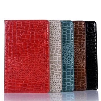 

Crocodile Pattern Leather Case for Samsung Galaxy Tab A 10.1 2019 Cover T510 T515 SM-T510 SM-T515 Case Funda + Screen Protector