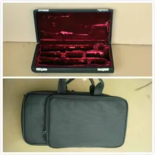 Чехол для кларнета, материал-натуральное дерево кожаная коробка и кларнет портативный пакет