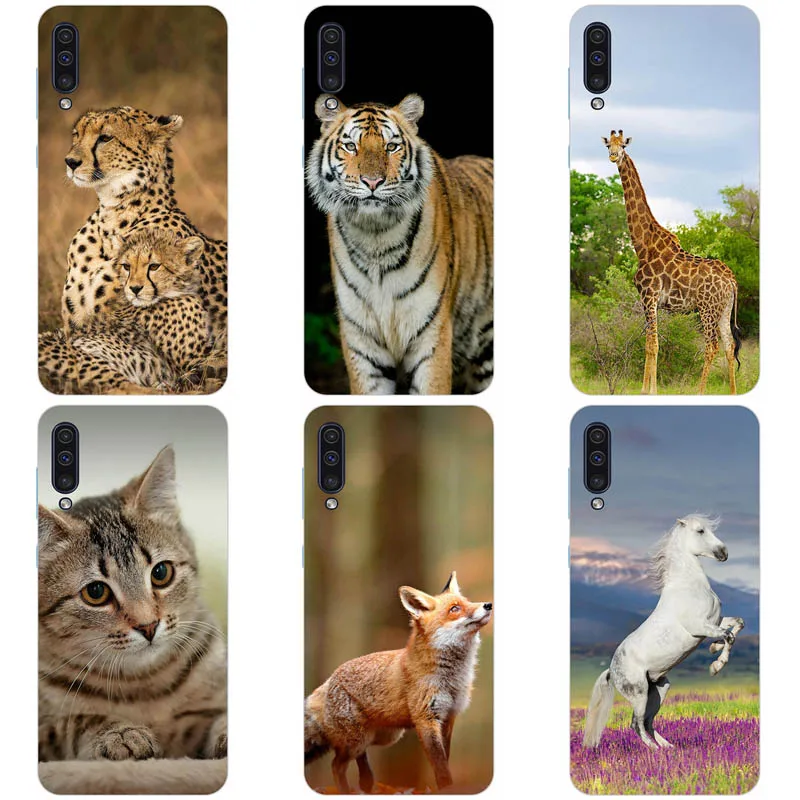 

Patterned Case for Samsung Galaxy A50 A505 A505F Back Cover Flower Cat Dog Printed Butterfly Animal Soft Silicone Phone Case