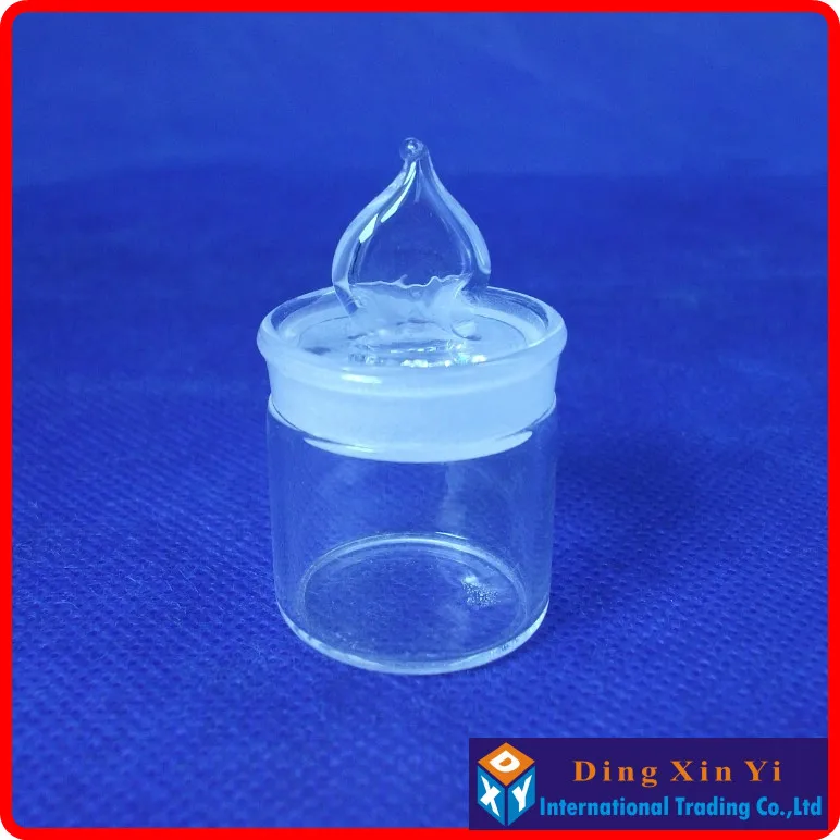 

(4pieces/lot)25*25mm Glass weighing bottle,glass weighing