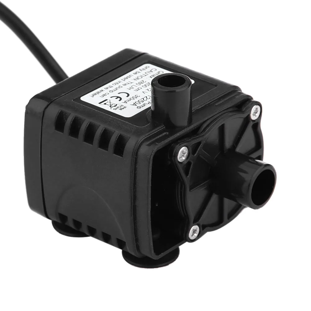 12V DC Electric Mini Water Circulation Pump Brushless Motor Submersible