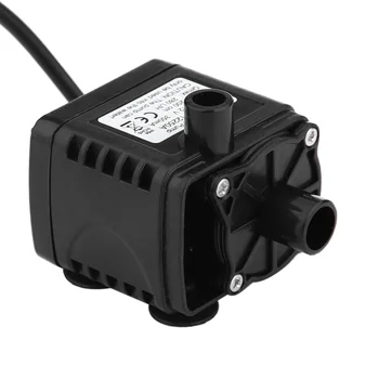 

12V DC Electric Mini Water Circulation Pump Brushless Motor Submersible Pump for Hydroponics Medical Cooling 280L/H Car Styling