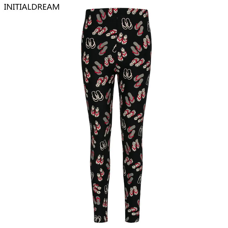 Женские эластичные леггинсы с цветочным принтом до щиколотки|pants leggins|brand legginsfashion