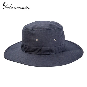 

Sedancasesa New Fashion Cotton Hat New Summer Sun Hat for Women Men Foldable Fashion Beach Hats Ladies Flat Sun Cap for Holiday