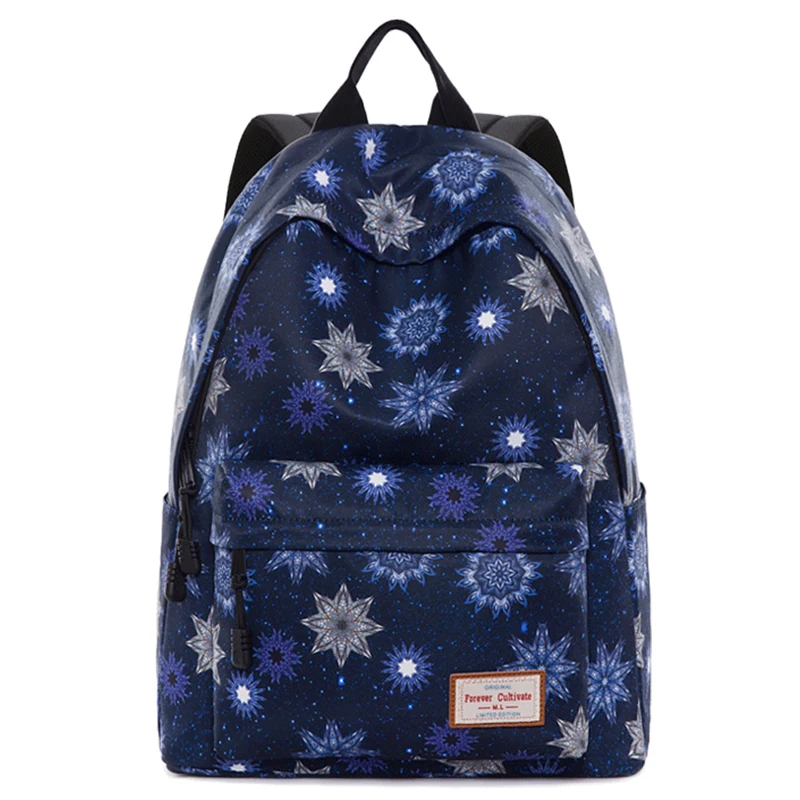 

Canvas Travel Laptop Backpacks Durable Woman College School Bag Water Repellent Daybags Fit for 14 inch Computer Student Bookbag