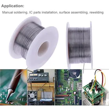 

1pc 50g/150g Tin Lead Core Solder Soldering Wire SMD Welding Rework Repair Precise 0.3mm 0.4mm 0.5mm 0.6mm Soldering Wire