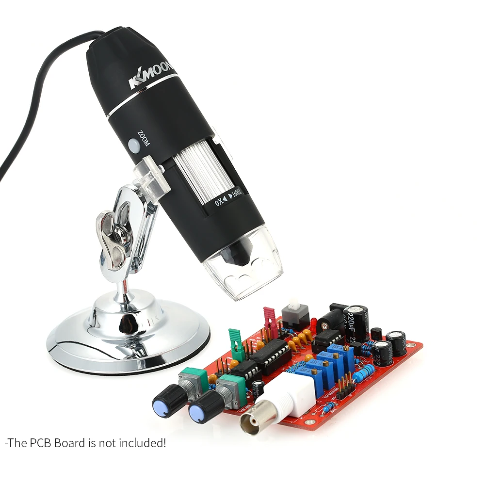 

1600X Digital Microscope KKmoon USB Microscopio Endoscope with OTG LED Light Magnifier with Stand For Industrial Inspection