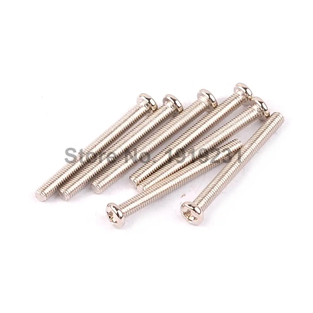 

50PCS M3*30 Stainless Steel Cross Head Screw Round Head Bolts
