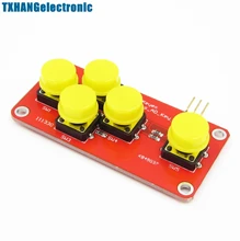 Analog Button AD Keyboard Electronic Blocks Simulate Five Key Module
