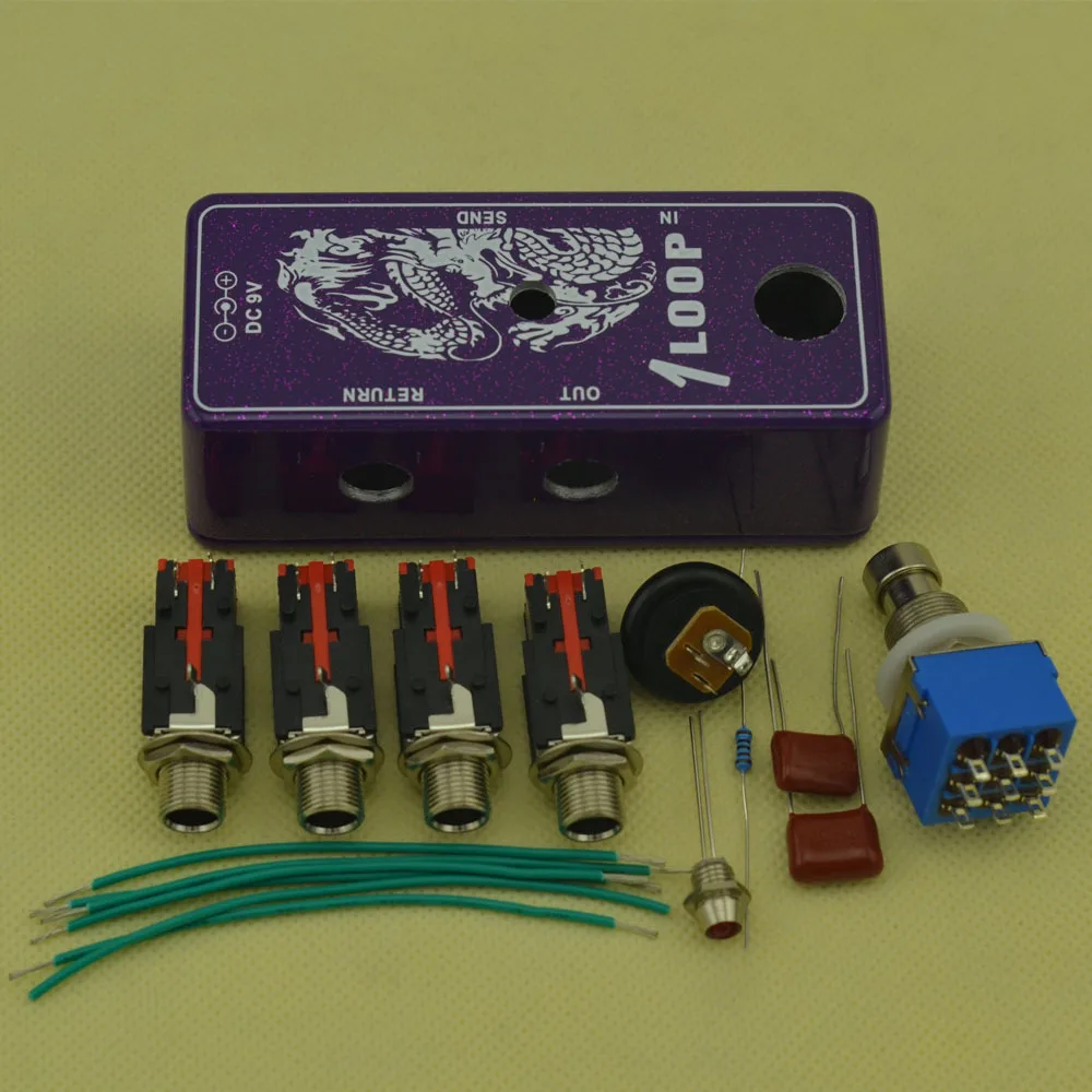 

DIY True-Bypass MINI AB Box Pedal Kits for Guitar Effect Pedal with 1590A Free Shipping