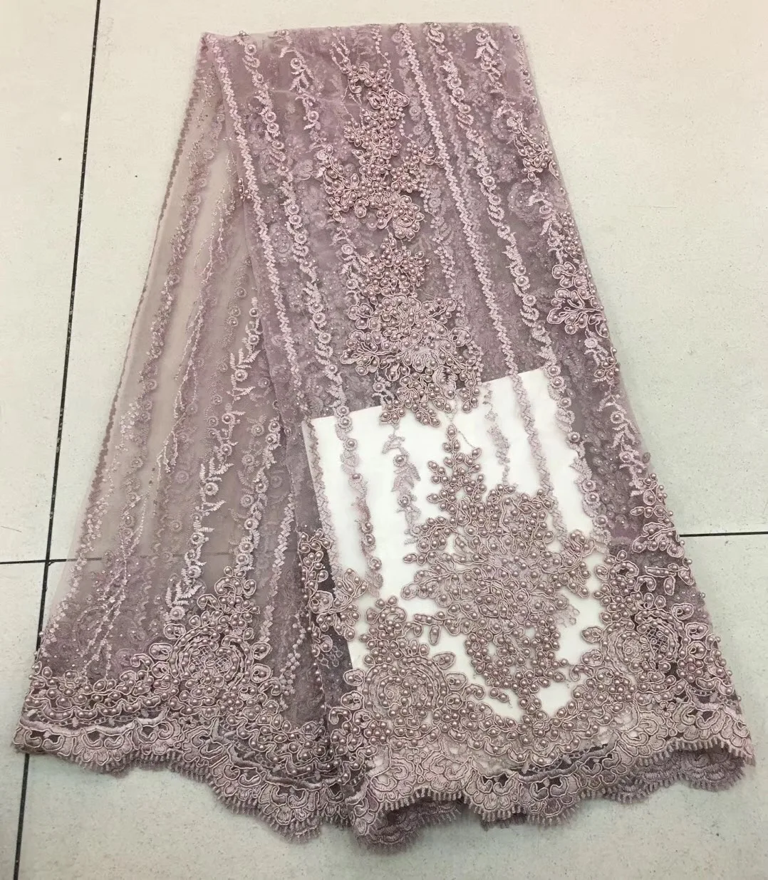 

Deep purple selling african Tulle lace fabric high quality best cotton african lace fabric for green Embroidery Swiss voile lace