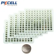 500x PKCELL G13 батареи 1,5 V AG13 LR44 Батарея 357A SR44SW SP76 L1154 RW82 RW42 аккумуляторная ячейка