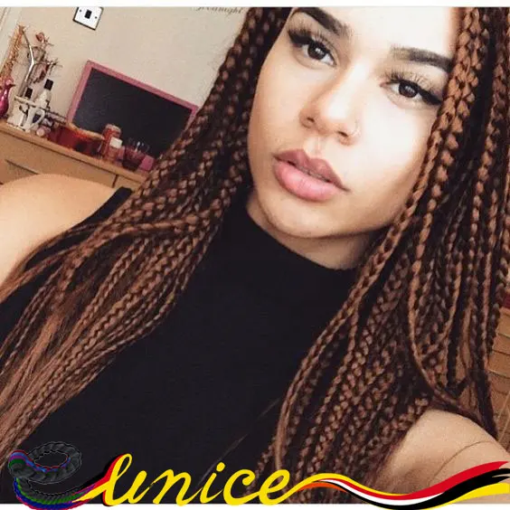 Box Braids Hair 100g Pack Havana Extension Crochet Twist Hairstyle