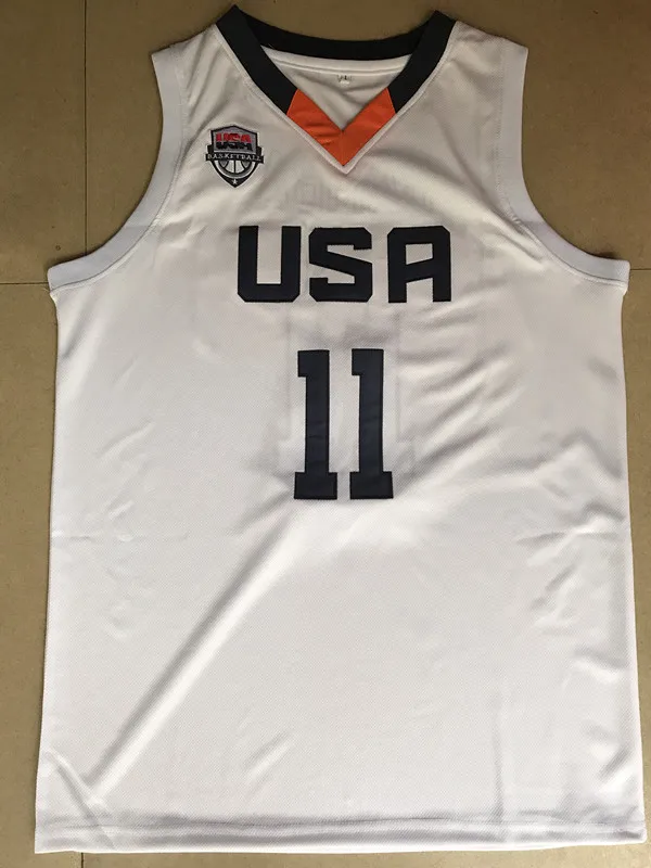 

#11 Mohamed Mo Bamba usa team white basketball jerseys Embroidery Stitched Customize any number and name