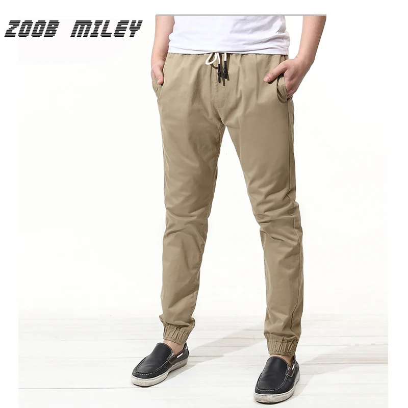 Men Causal Pants For Spring Summer Straight Trousers for Male Joggers
