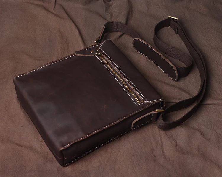 AETOO Мужская сумка из натуральной кожи сумка маленькая винтажная ручная работа Crazy Horse кожаная сумка