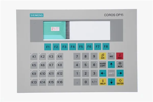 New Membrane keyboard 6AV3 515-1MA22-1AA0 for SIMATIC COROS OP15 PANEL KEYPAD, panel keypad ,simatic HMI keypad , IN STOCK