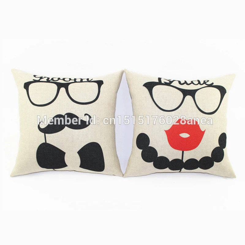 

Free shipping custom 40/45/50/55/60cm polyester/cotton imitated Linen Digital Printing Cushion Cover HT-PCILPC-G-14-15