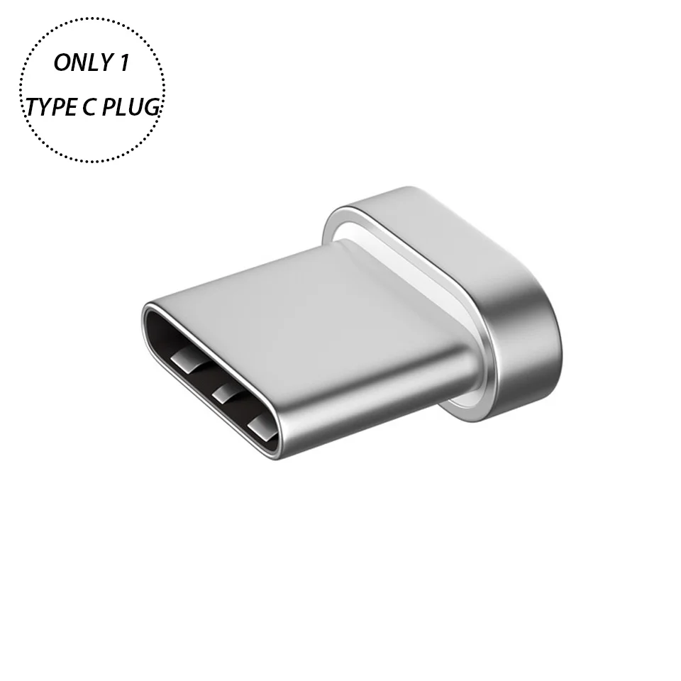 Usb type C USB-C Магнитный адаптер конвертер кабель для Xiaomi mi x/Max/2/2 s/A2 huawei Nova 3E/3 Магнитный зарядный кабель mi ni Plug - Цвет: only type c plug