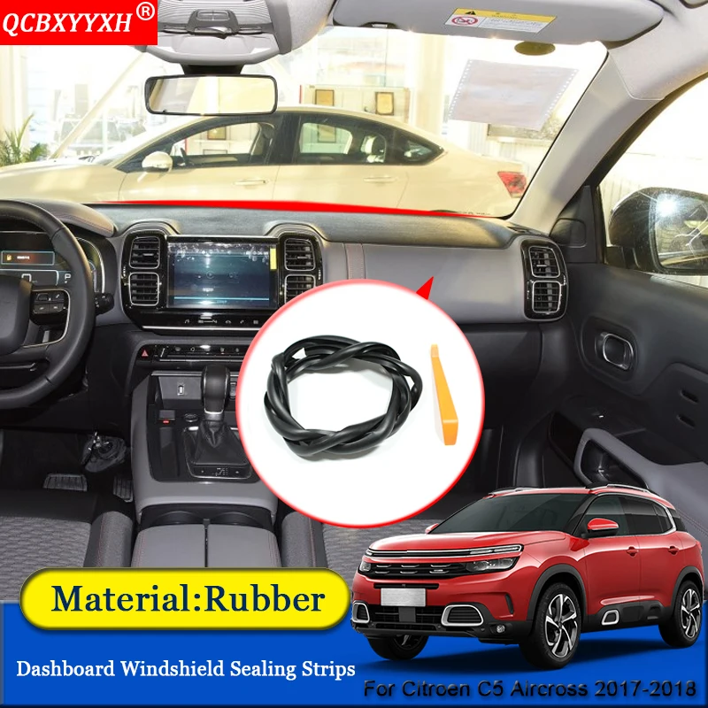 

Car-styling Anti-Noise Soundproof Dustproof Car Dashboard Windshield Sealing Strip Accessories For Citroen C5 Aircross 2017 2018