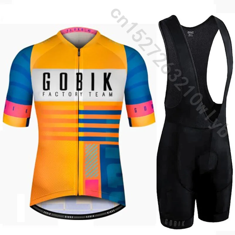 

2019 GOBIK cycling jersey set spain MTB Pro team summer short sleeve Racing Bike Clothing Maillot Ropa Ciclismo Hombre Bicicleta