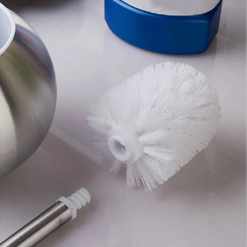 

Practical Toilet Brush Head Bathroom Cleaning Accessory Replacement Parts durable to use Brush Head
