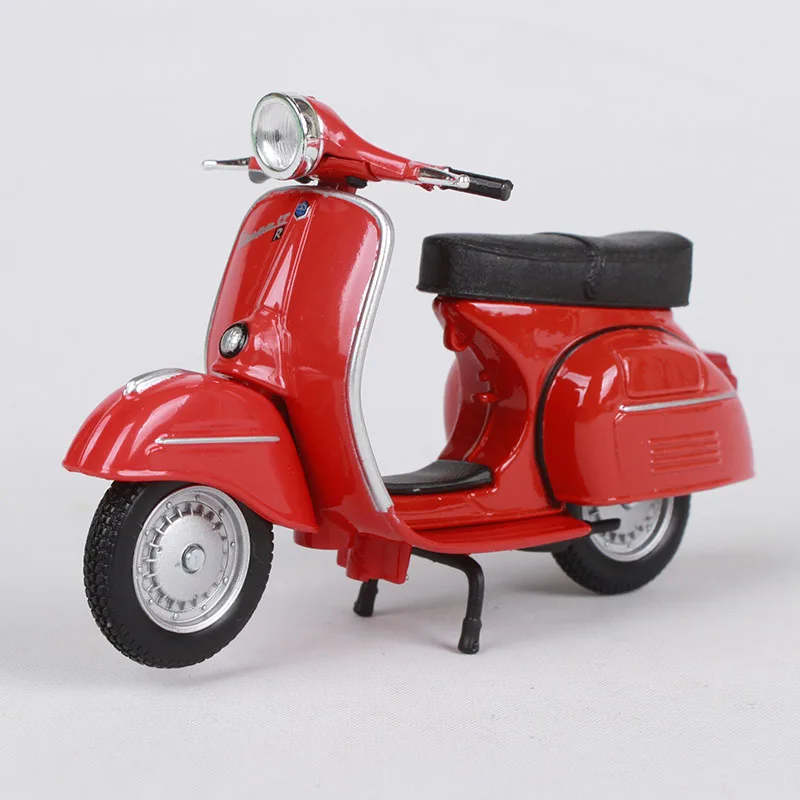 Maisto 1:18 vespa gtr 1968 красный мотоцикл литье под давлением Классическая мотоциклетная