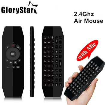 

T5 Wireless Mini Keyboard Fly Air Mouse with Mic Smart Remote Control for Android TV Box A95X X96 HTPC IPTV Mini PC Xbox Gamepad