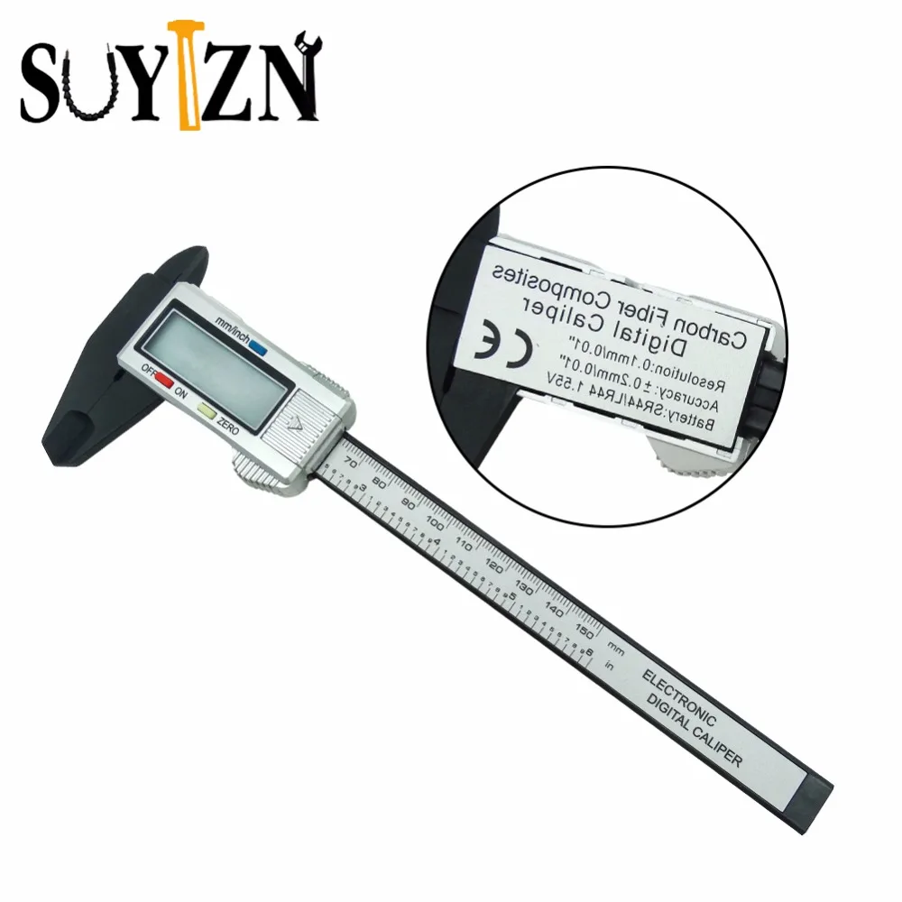 Electronic Digital Caliper 0 150mm/6" Plastic vernier calipers LCD