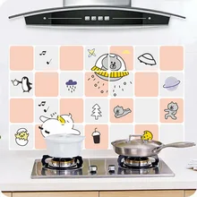 Wall Stickers Oil-proof Paste Stove Bedroom Kitchen Decor Waterproof Self-adhesive Wallpaper For Living Room TV Backdrop Decor