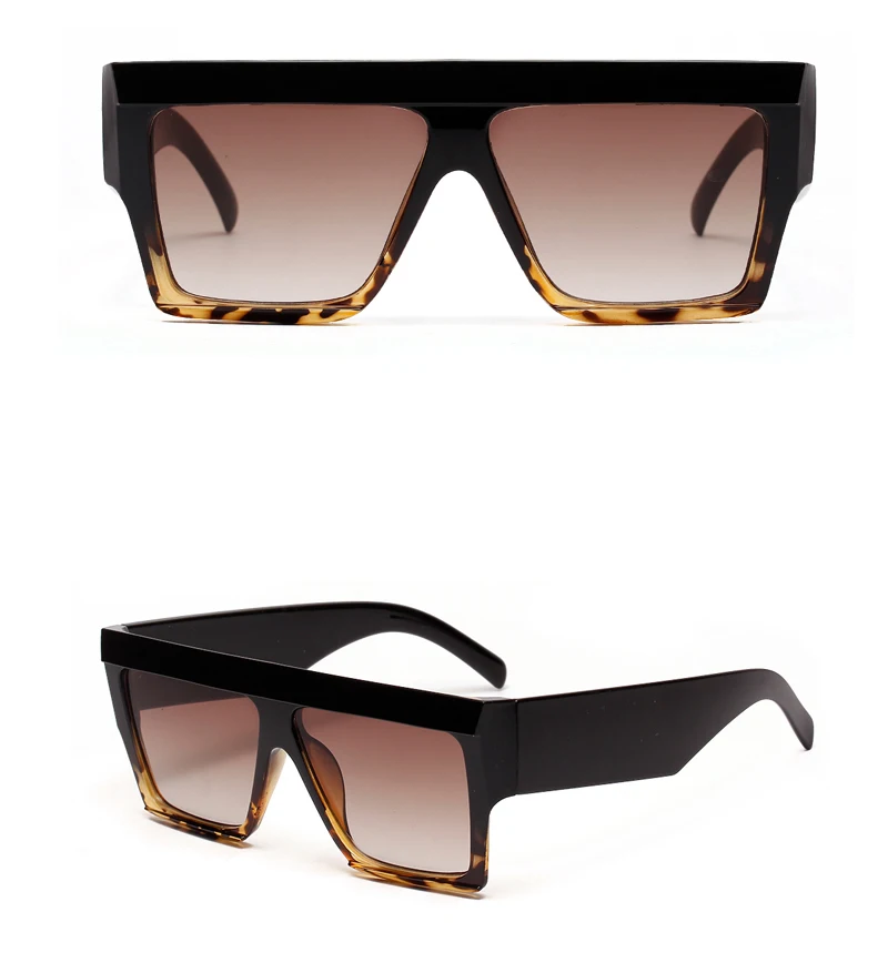 Peekaboo большие квадратные солнцезащитные очки с толстой оправой черные леопардовые синие розовые прозрачные солнцезащитные очки для женщин прямоугольные