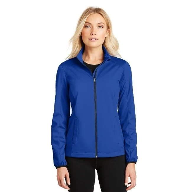 Port Authority L717 Ladies Active Soft Shell Jacket True Royal - Extra Large